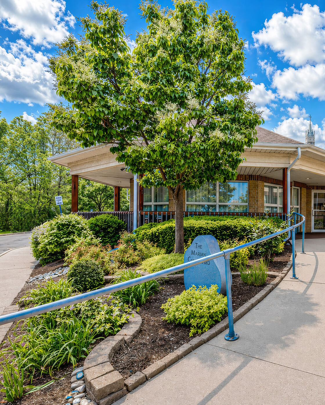 Marian Courtyard Entrance