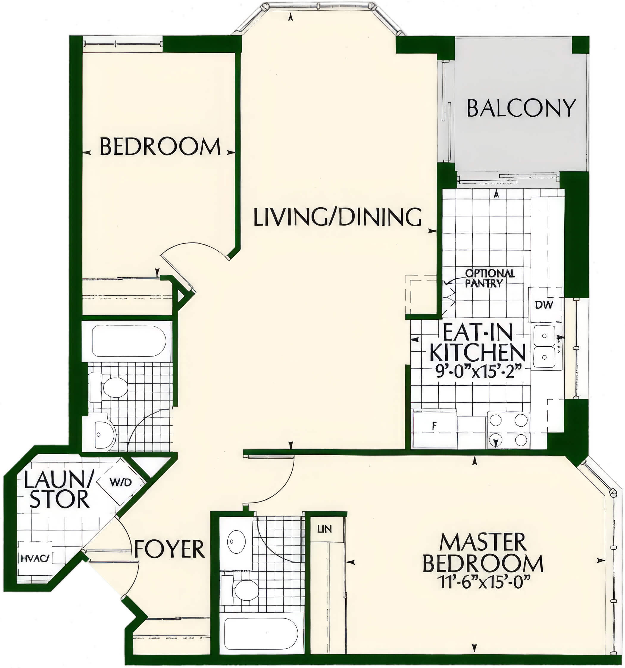 The Aster Suite layout