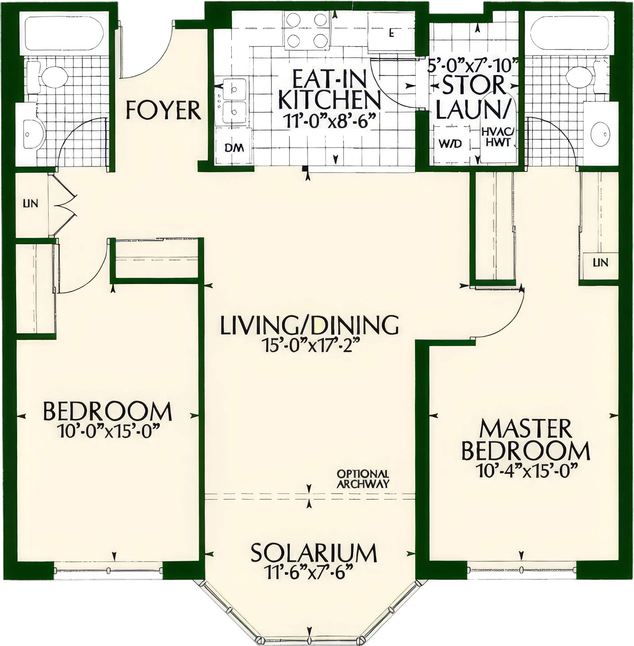 The Lily Suite layout