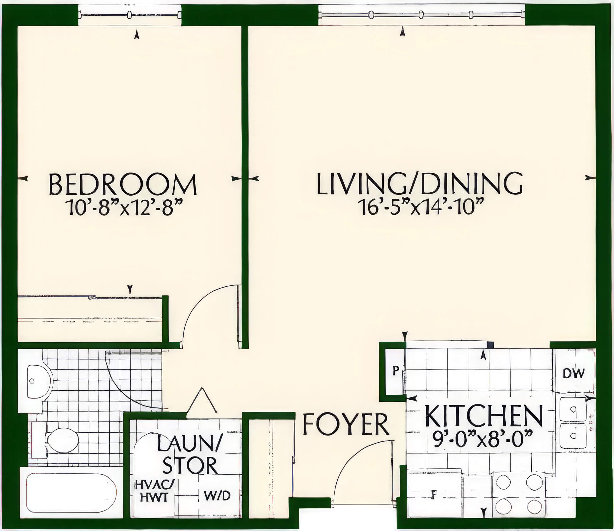 The Peony Suite Layout