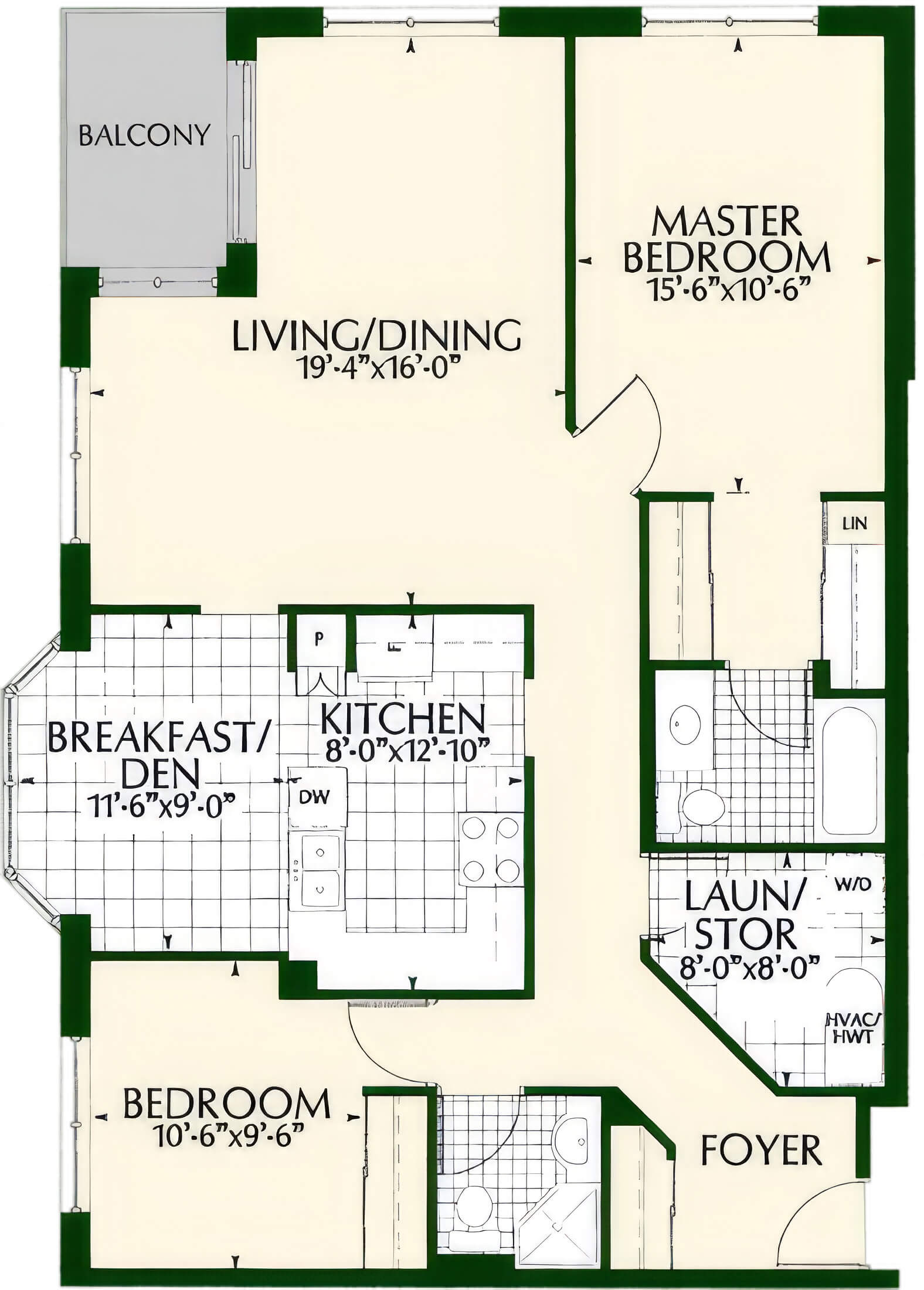 The Rose Suite layout