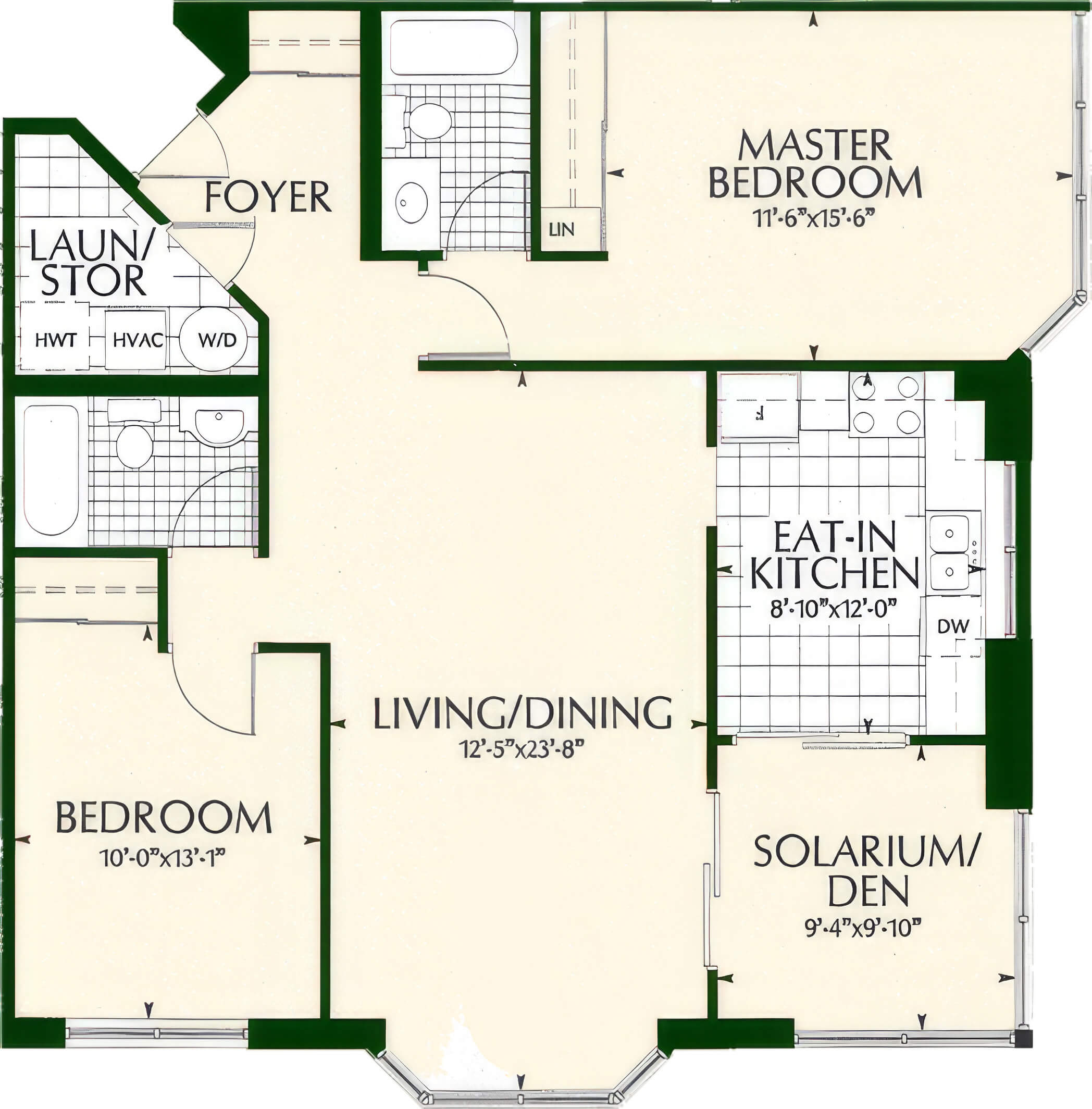 The Tulip Suite layout
