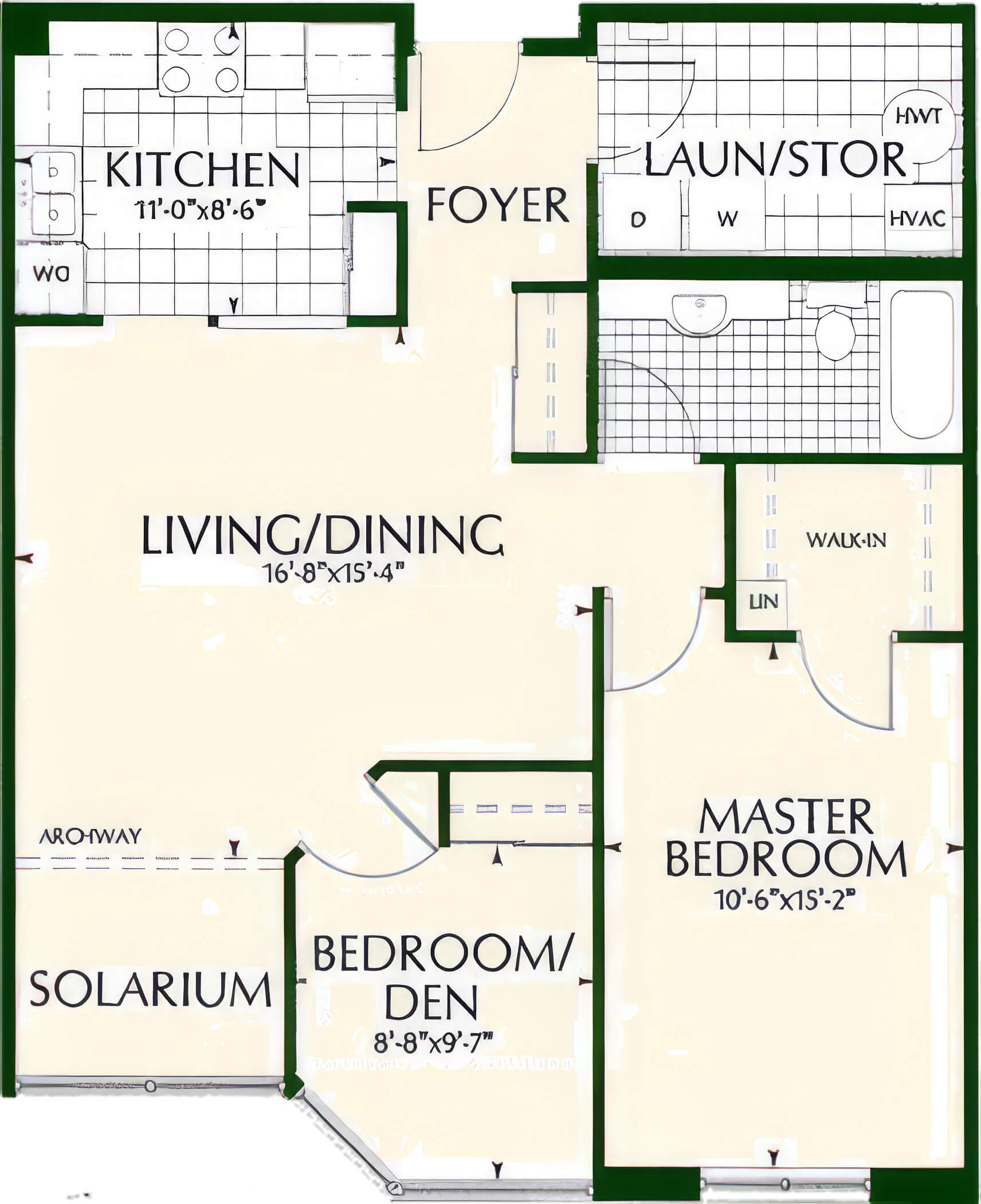 The Violet Suite layout